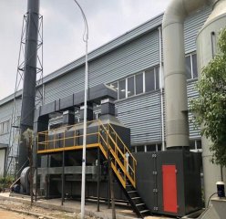 家具廠有機廢氣催化燃燒